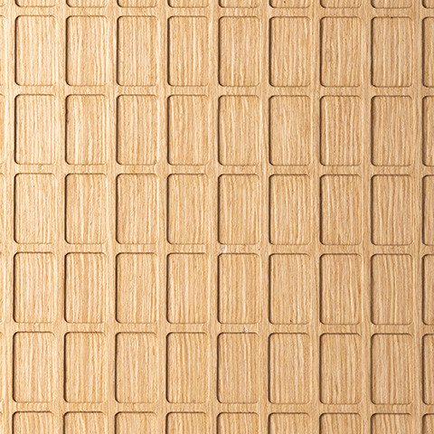 White Oak Chequred Panel